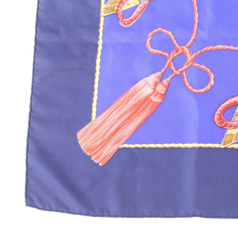 HERMES Black Silk Scarf - Picture 4 of 9